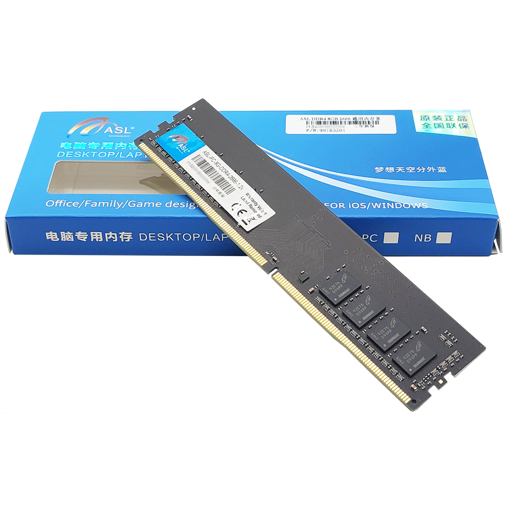 ASL DDR4 8GB 2666 MHz 通用内存