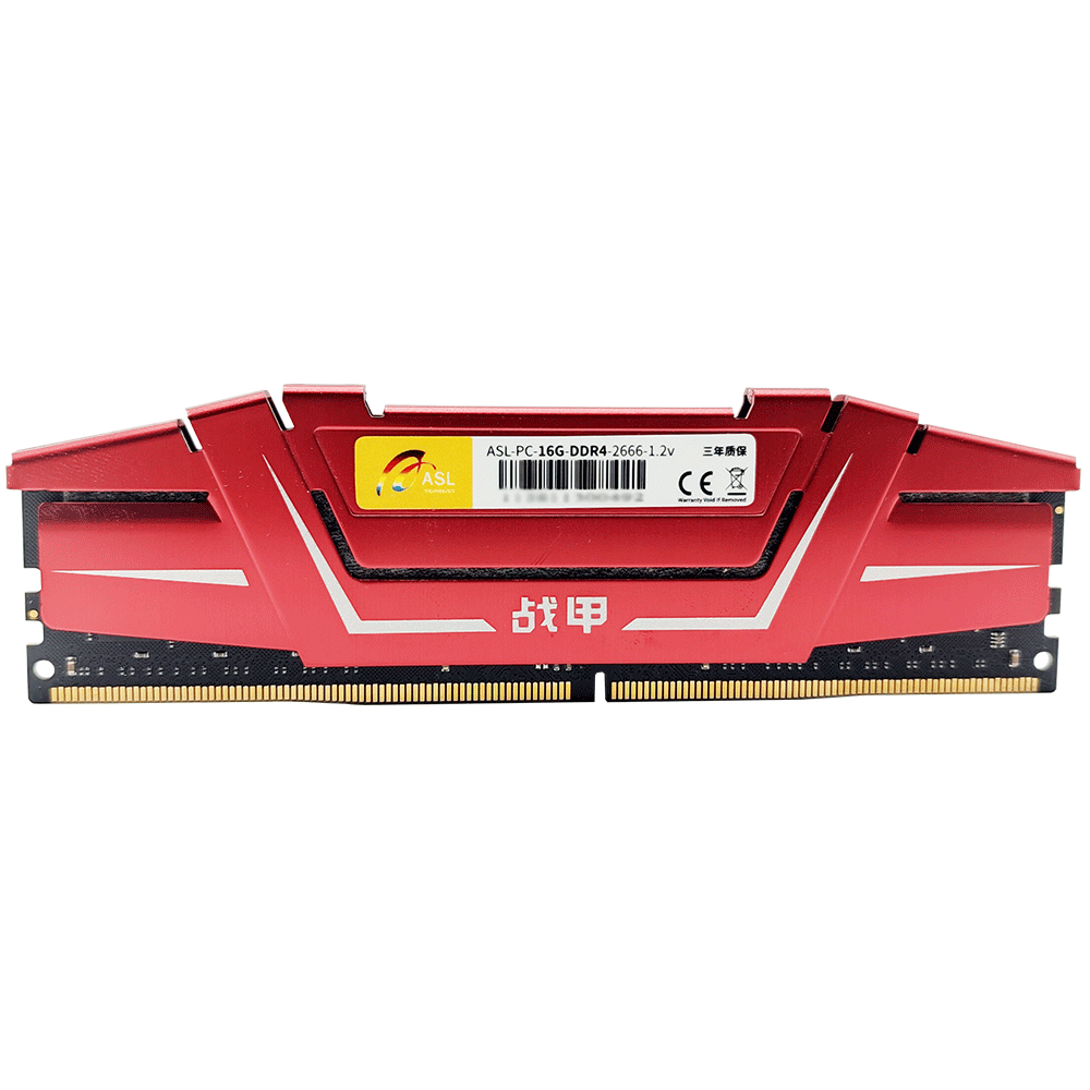 ASL DDR4 16GB 2666 MHz 通用内存 - 战甲套装